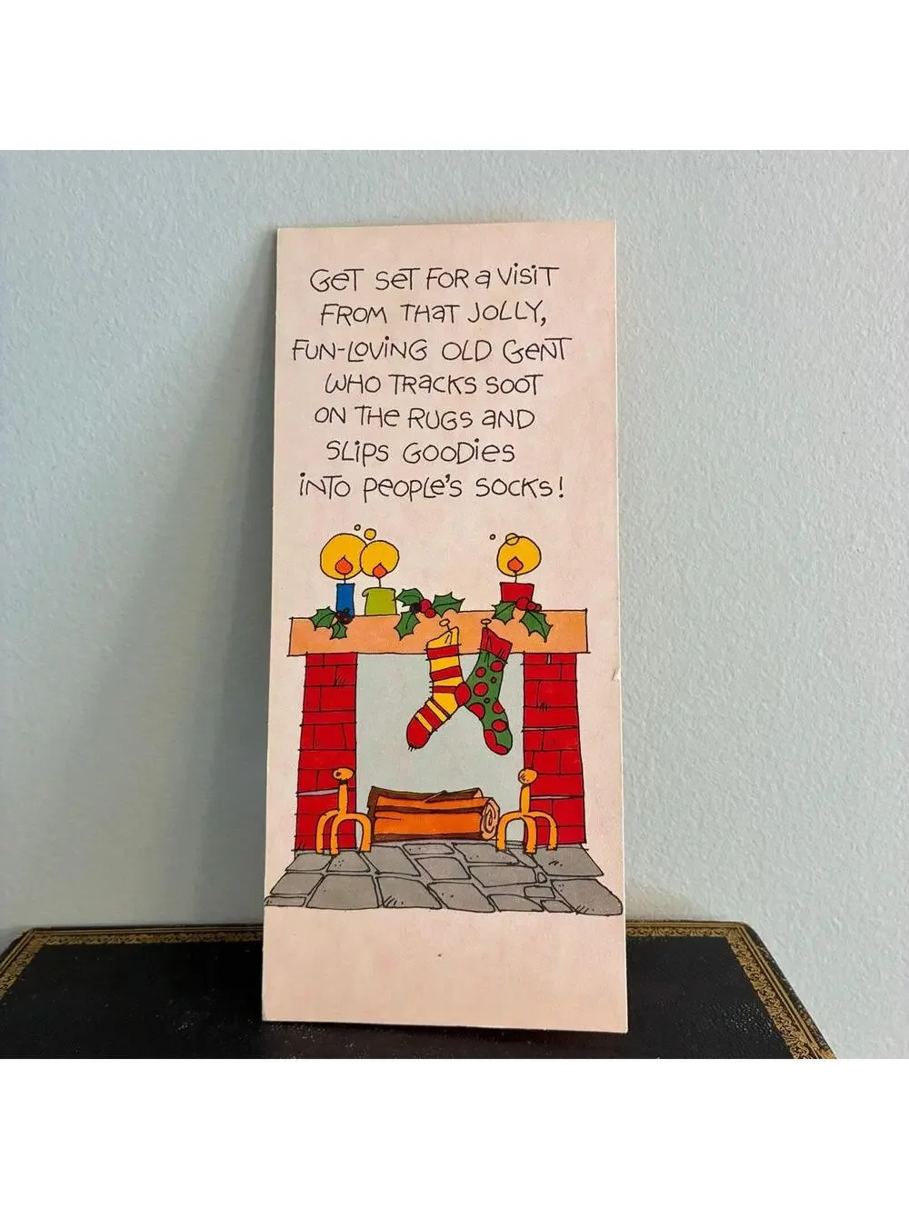 Vintage Funny Christmas Card Hallmark Contemporary Retro Humor